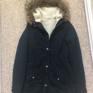 Hollister Fleece Lined Winter Jacket